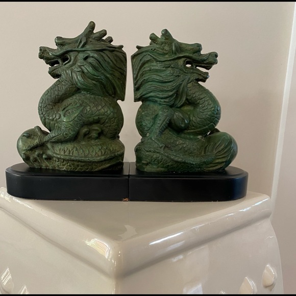 Other - Stunning vintage Asian Dragon Bookends